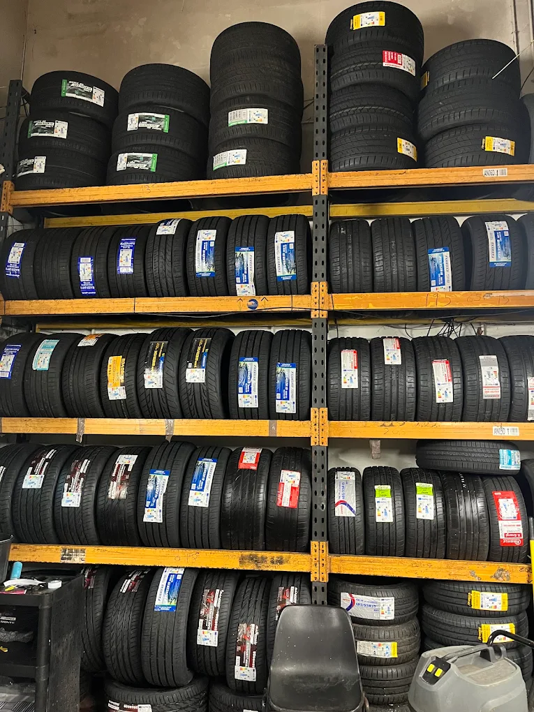 Tyre selection and fitting at Marlow's Street Car Wash